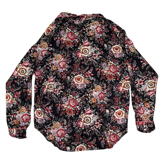 Mille resort & travel multicolor floral button down blouse women’s size XL - Picture 2 of 7